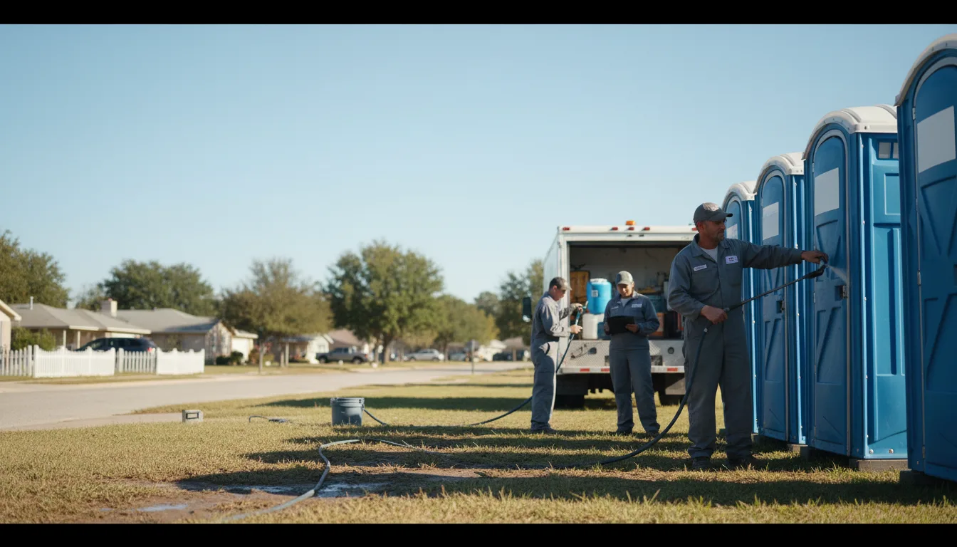 Long-Term Portable Toilet Rental in Sandy Springs, GA near me